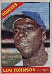 1966 Topps Baseball Cards      013      Lou Johnson